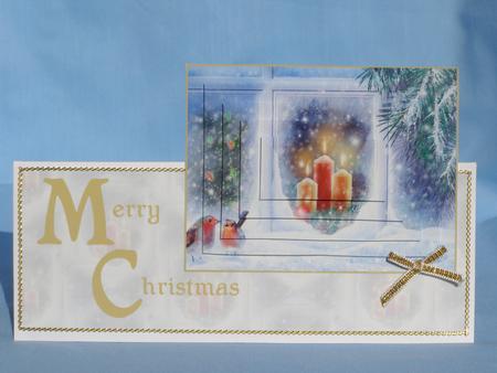 Christmas Window Scene Over the Edge Card Kit by Susan Smith