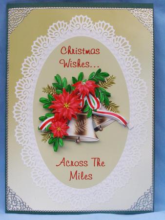 Poinsettia & Bells - Across the Miles by Susan Smith