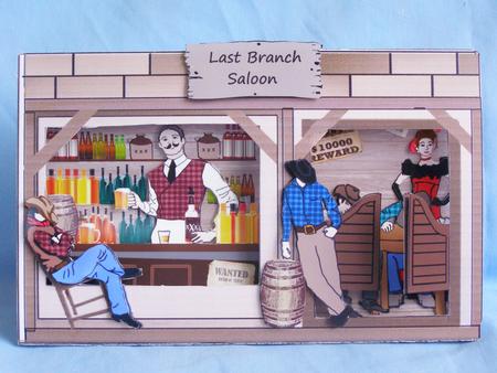 Last Branch Saloon 3D Box Card Kit by Susan Smith