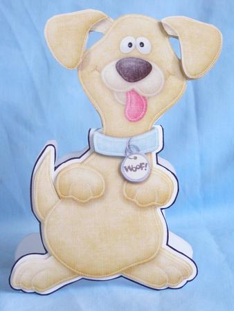 Arnie Over the Edge Shaped Card by Susan Smith