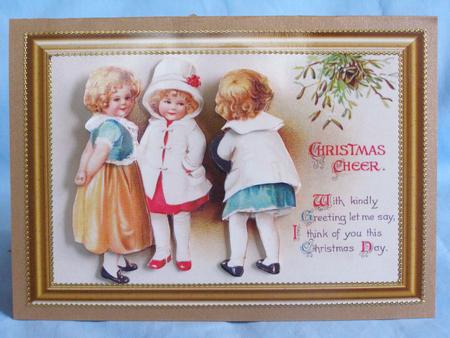 Christmas Cheer Decoupage Topper by Susan Smith