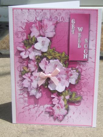 Azalea Birthday/get Well Card by Susan Smith