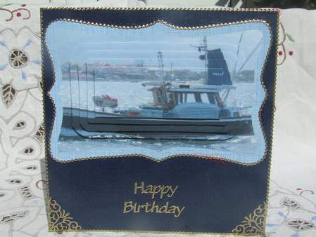Fishing Boat for Dad by Susan Smith
