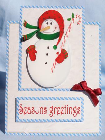 No Hole Over the Edge Snowman by Susan Smith