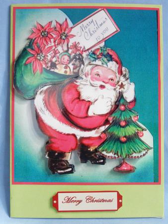 Santa Sack Decoupage by Susan Smith