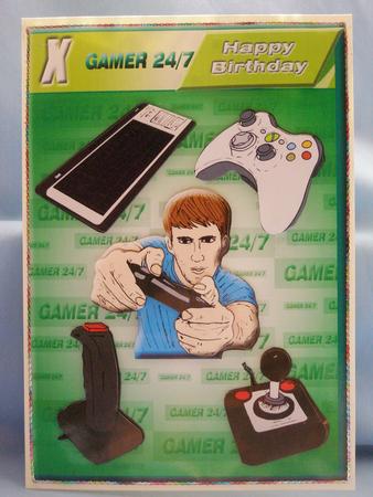 Gamer (green) - A5 by Susan Smith