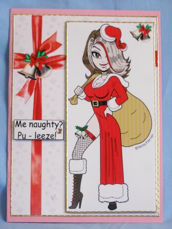 Mrs Clause Says Me Naughty Pu-leeze by Susan Smith