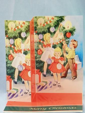 Stand Up Folded Card Christmas Morning by Susan Smith