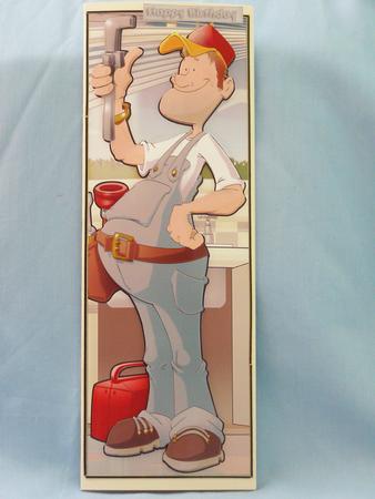 Plumber Dude Large Dl by Susan Smith