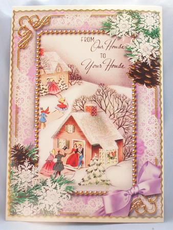 To Your House Snow A4 Picture Sheet by Susan Smith