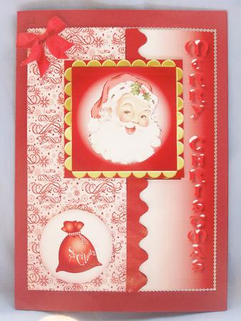 Santa 5x7 Inch Quick Card by Susan Smith