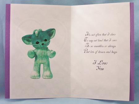 Minty Hugs Sentiment Insert by Susan Smith