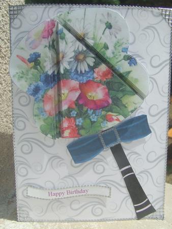 Wildflowers Fan Side Stacker Topper Sheet by Susan Smith