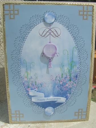 Field of Wild Flowers Card Topper by Susan Smith