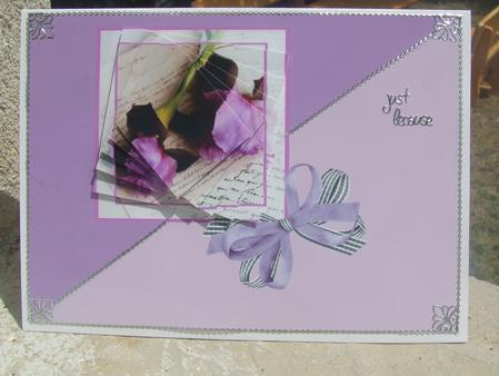 Purple Notes Twisted Pyramid by Susan Smith