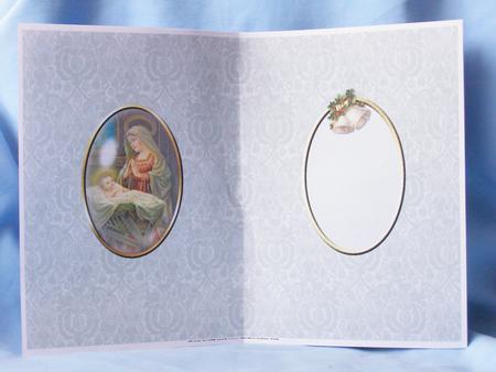 Vintage Madonna and Child Medallion Insert by Susan Smith