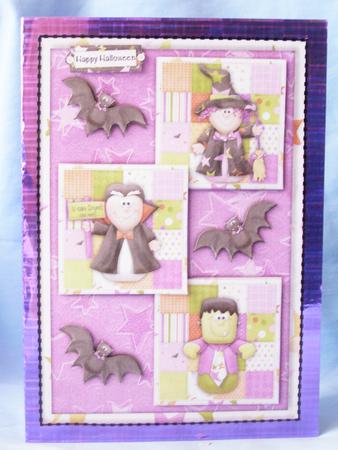 Monster Bash Three Square Quick Card by Susan Smith