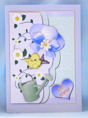 Garden Party Card Topper-#2 by Susan Smith