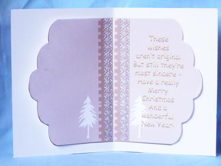 Insert for 5 x 7 Card for Christmas with Verse by Susan Smith