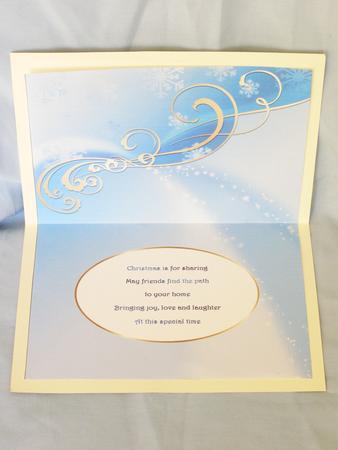 Christmas Swirl Insert and Verse by Susan Smith