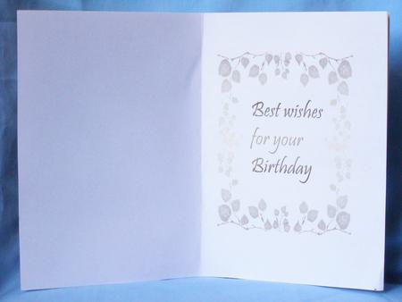 Leaf Birthday Insert by Susan Smith