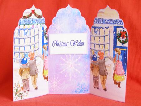 Old Curiosity Shop Elegant Top Trifold by Susan Smith