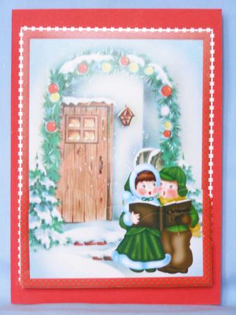 We Wish You a Merry Christmas, Carolers by Susan Smith