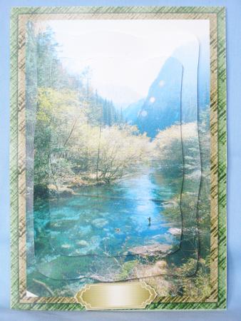 The River Spirit Pyramid Card by Susan Smith