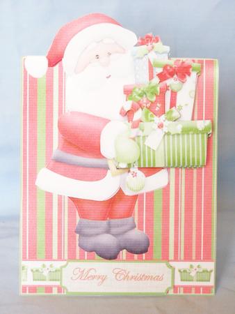 Santa Over the Edge by Susan Smith