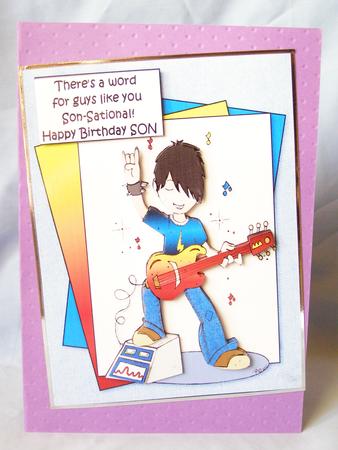Son-sational Rock Boy Birthday by Susan Smith
