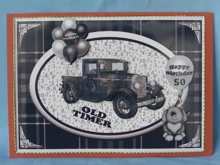Old Truck 40th Bd Qs by Susan Smith
