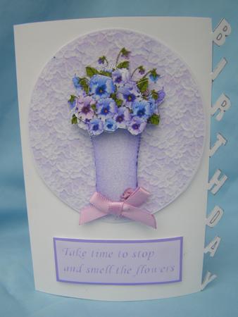 Birthday Pansy by Susan Smith
