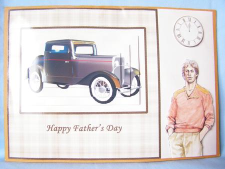 Vintage Car for Fathers Day by Susan Smith
