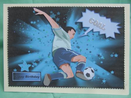 Footballer with the Stars by Susan Smith