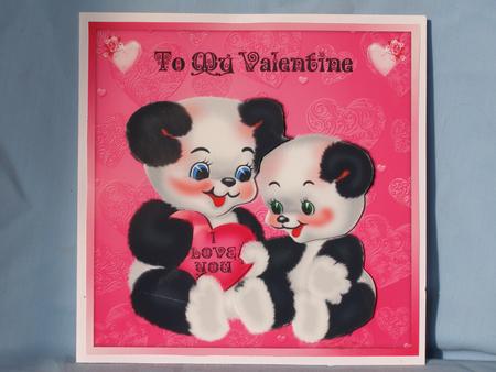Valentine Panda's with Decoupage by Susan Smith