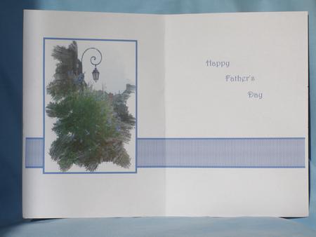 Happy Fathers Day Inserts- a View from the Steps by Susan Smith
