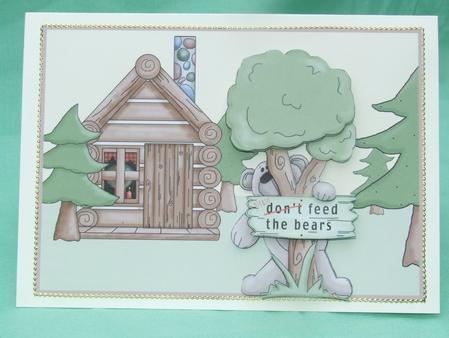 Picnic Hunter Card Front by Susan Smith