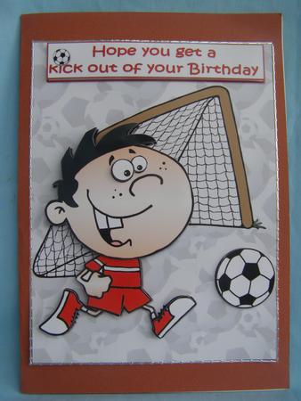 Birthday Boy Football by Susan Smith