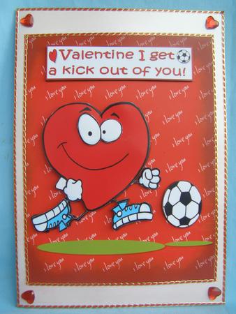 Football Valentine by Susan Smith