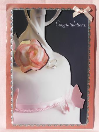 Congratulations Wedding Cake #2 by Susan Smith