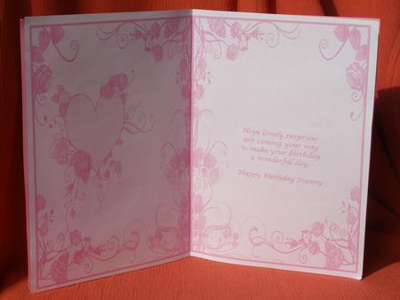 Happy Birthday Nanny Insert by Susan Smith
