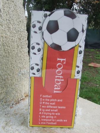 Man U Bookmark Card by Susan Smith