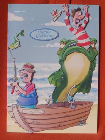 Big Fishing Decoupage Sheet by Susan Smith