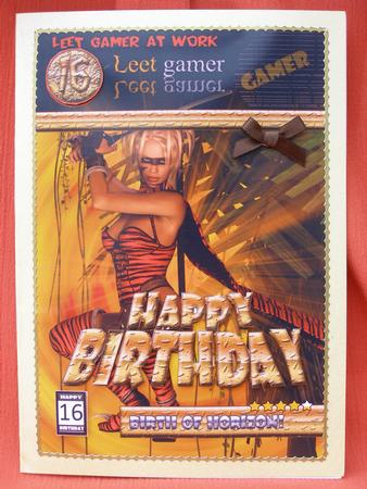 Computer Game Fan Quick Card by Susan Smith