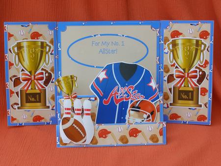 Gatefold Step Card - Various Sports by Susan Smith