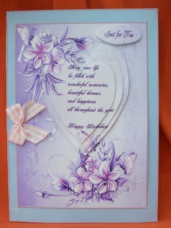 Lavender Birthday Verse by Susan Smith