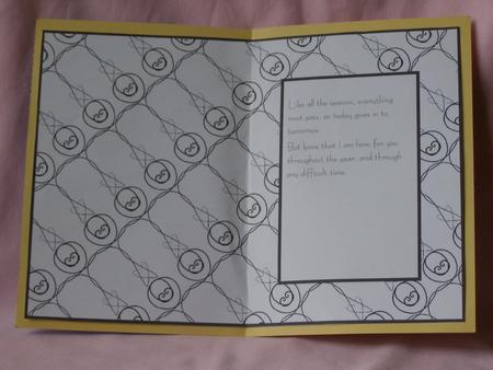 Black and White Insert with Verse by Susan Smith