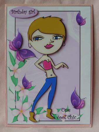 Chic Birthday Girl by Susan Smith