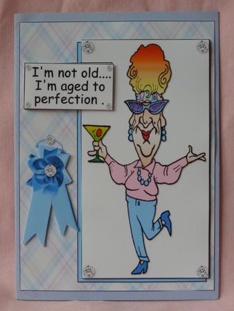 Edna's Aged to Perfection Quick Card by Susan Smith