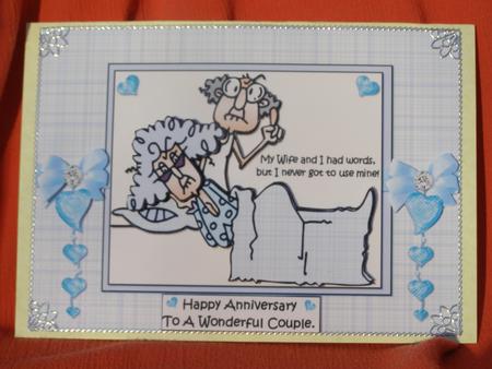 Stella and Gus Had Words Anniversary by Susan Smith